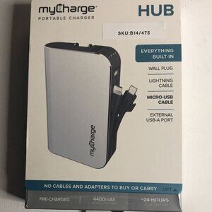 myCharge - HUBXTRA 4400 mAh Portable Charger Lightning And Micro USB For Iphone